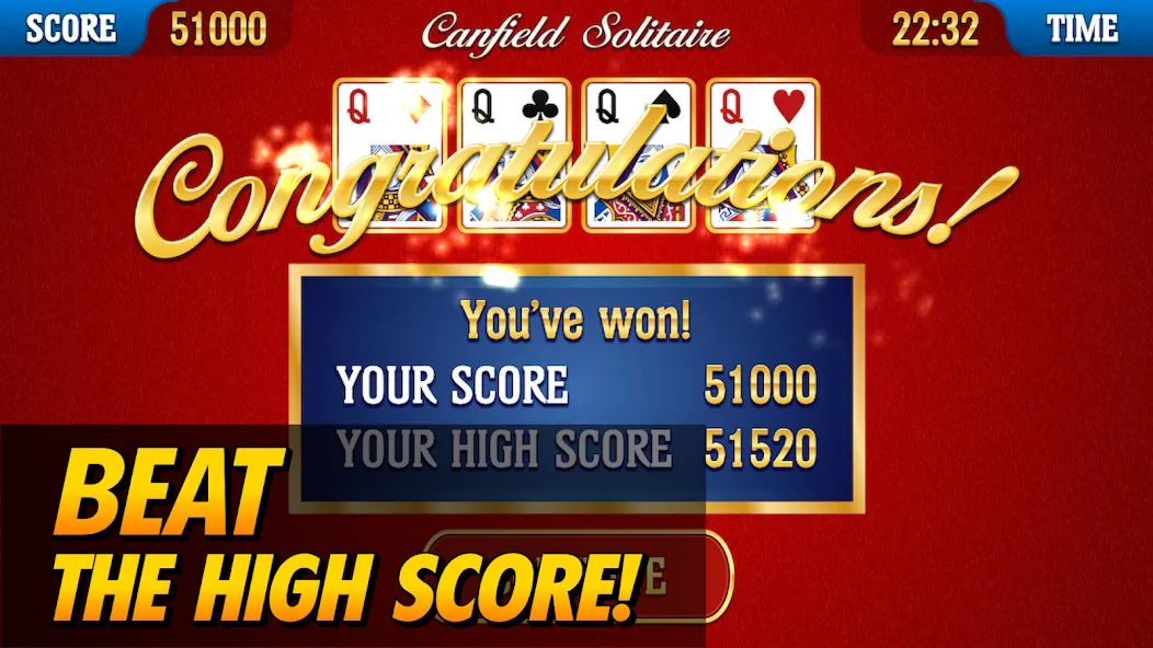 Canfield Solitaire — скриншот 2