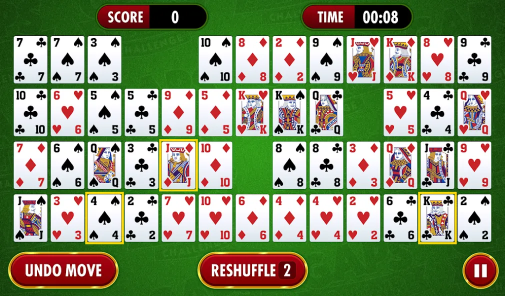 Gaps Solitaire Challenge — скриншот 4