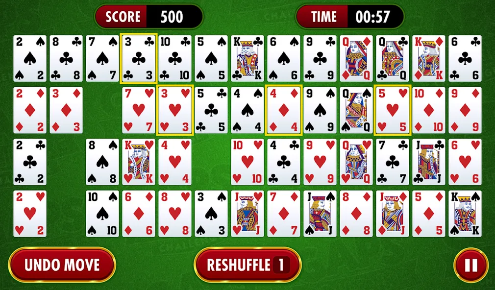 Gaps Solitaire Challenge — скриншот 5