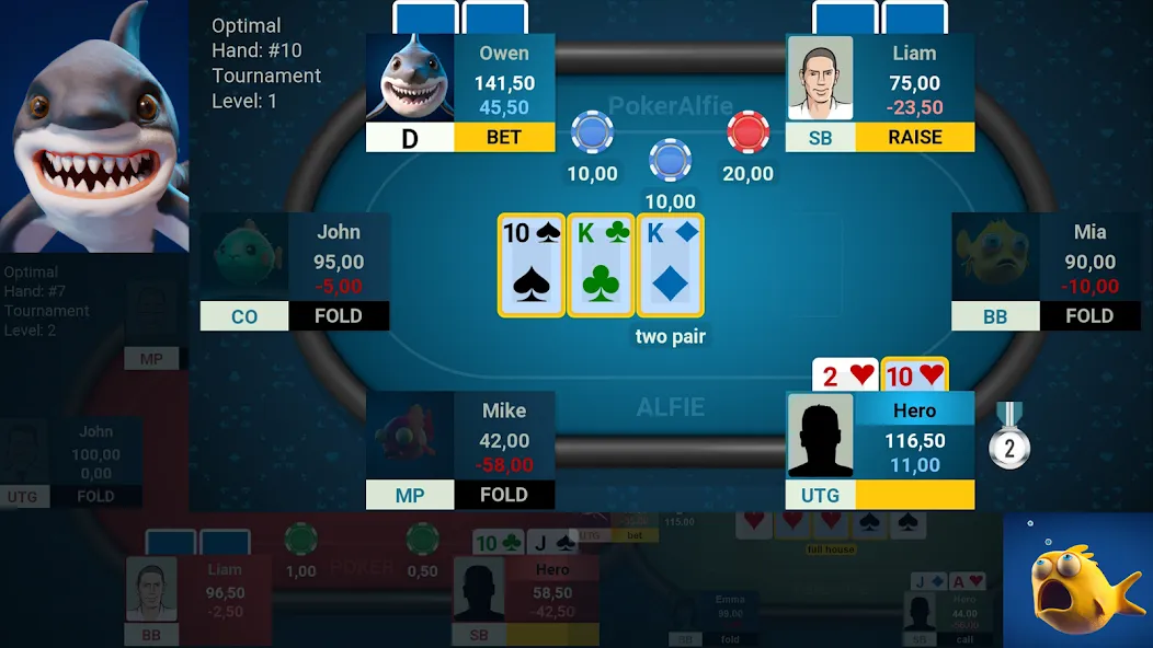 Offline Poker AI - PokerAlfie — скриншот 1