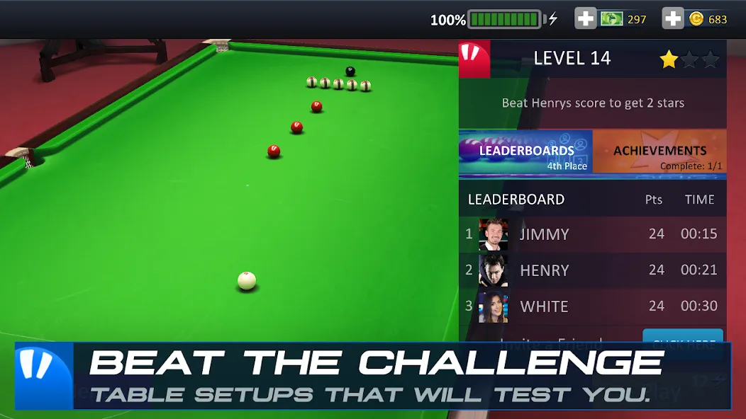 Snooker Stars - 3D Online Spor — скриншот 5