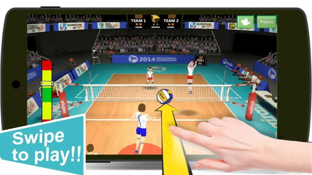 Volleyball Champions 3D - Onli — скриншот 2