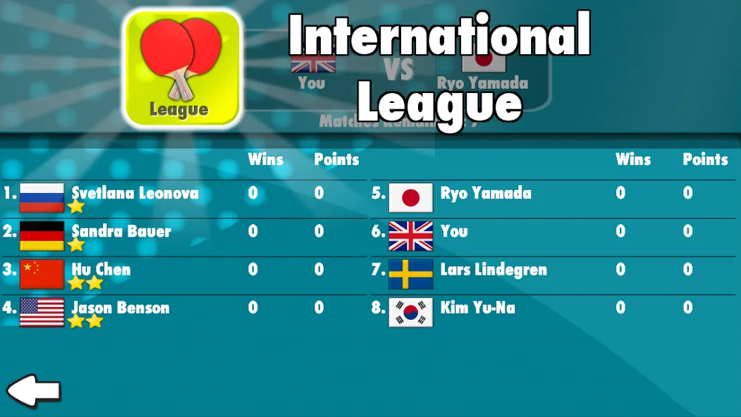 Table Tennis 3D — скриншот 2