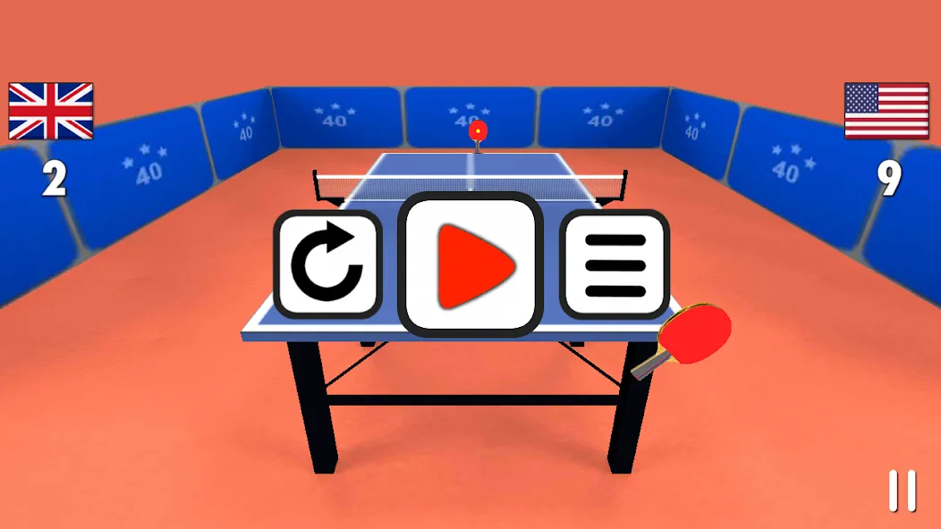 Table Tennis 3D — скриншот 4