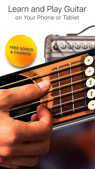 Real Guitar - Music Band Game — скриншот 1