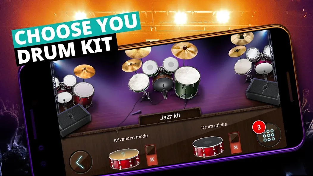 Drum Kit Music Games Simulator — скриншот 4