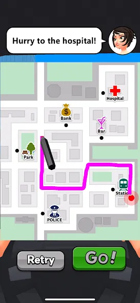 Taxi Master - Draw&Story game — скриншот 4