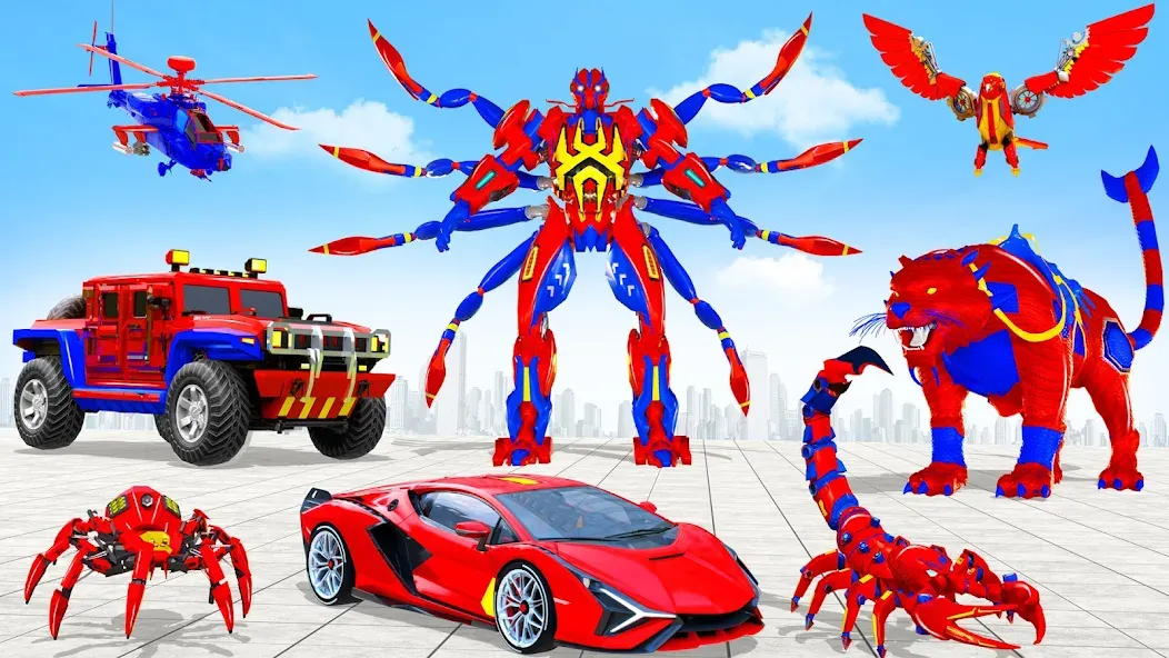 Spider Robot: Robot Car Games — скриншот 5