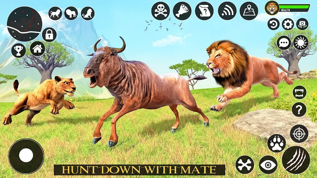 Ultimate Lion Simulator Game — скриншот 1