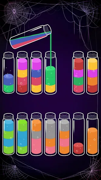 Soda Sort: Water Color Puzzle — скриншот 5