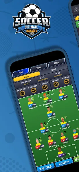 Ultimate Soccer Manager 2024 — скриншот 1