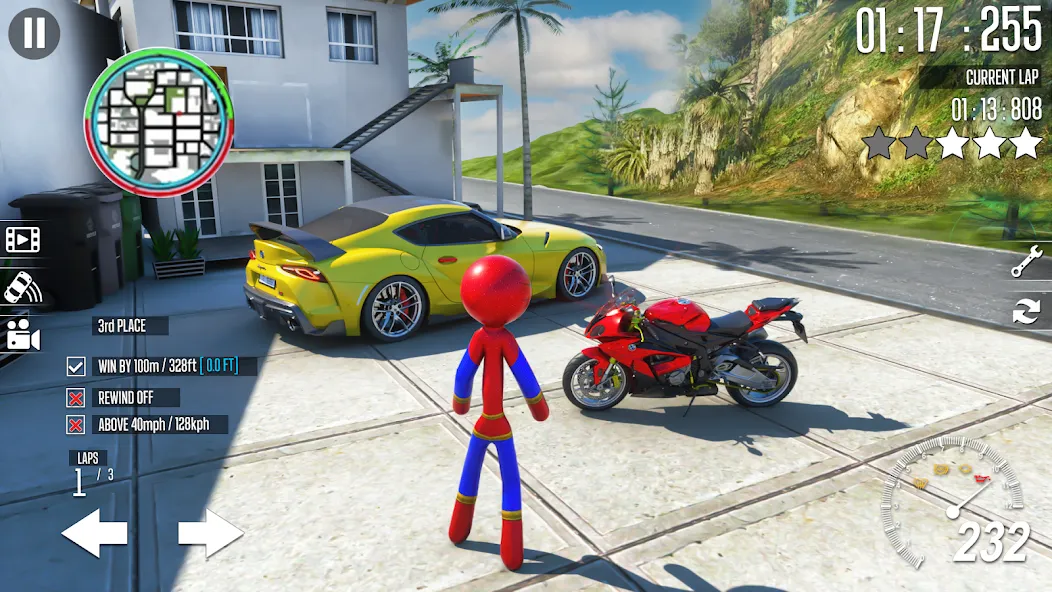 Spider Game-Stickman Rope Hero — скриншот 1
