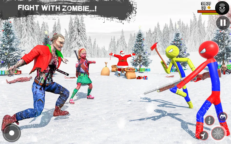 Spider Game-Stickman Rope Hero — скриншот 4