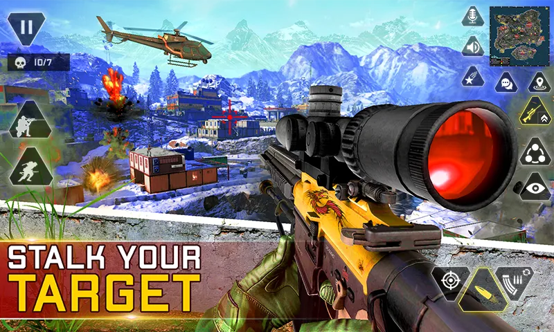 Sniper Gun Shooting game — скриншот 2