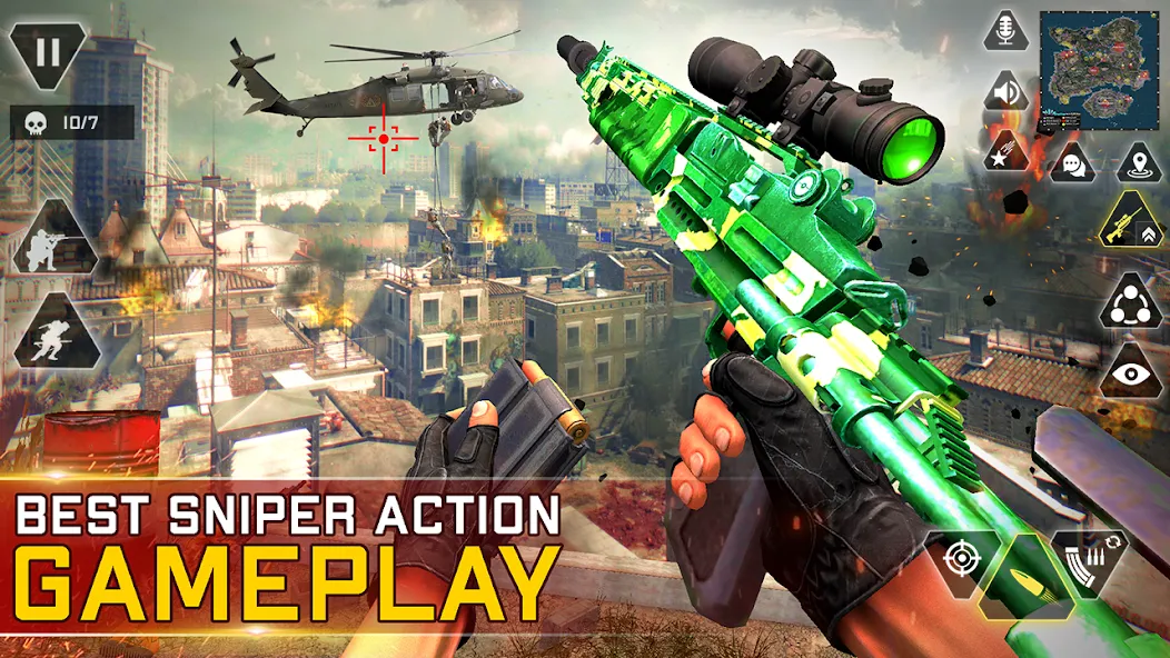 Sniper Gun Shooting game — скриншот 5