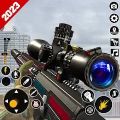Скачать Sniper Gun Shooting game MOD на телефон — Много денег