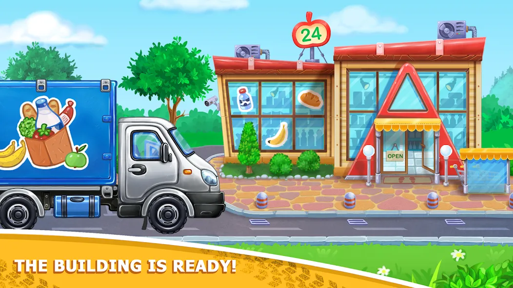 Kids truck games Build a house — скриншот 5