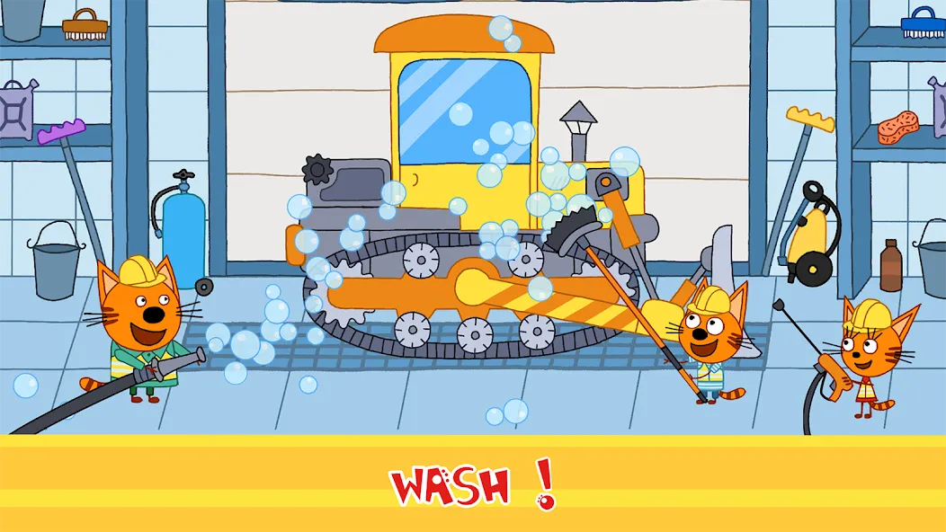 Kid-E-Cats Cars, Build a house — скриншот 2
