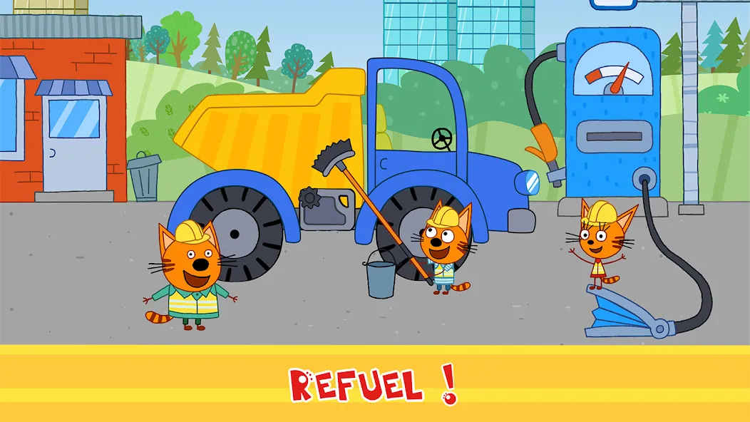 Kid-E-Cats Cars, Build a house — скриншот 3