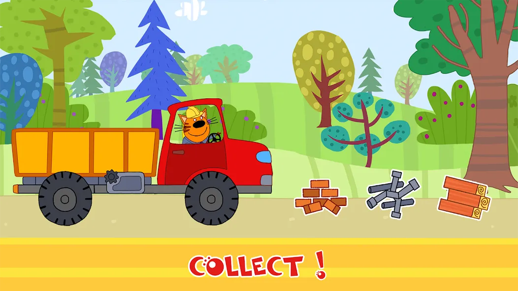 Kid-E-Cats Cars, Build a house — скриншот 4