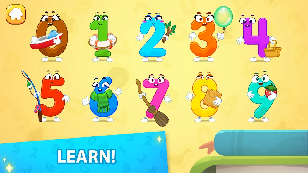 Numbers for kid Learn to count — скриншот 2
