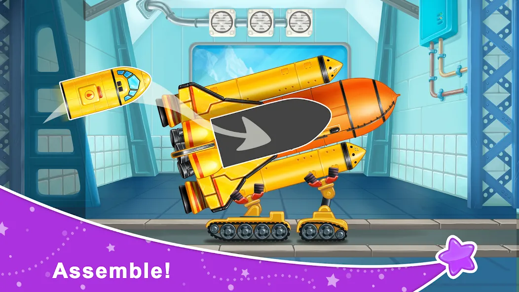 Rocket 4 space games Spaceship — скриншот 1