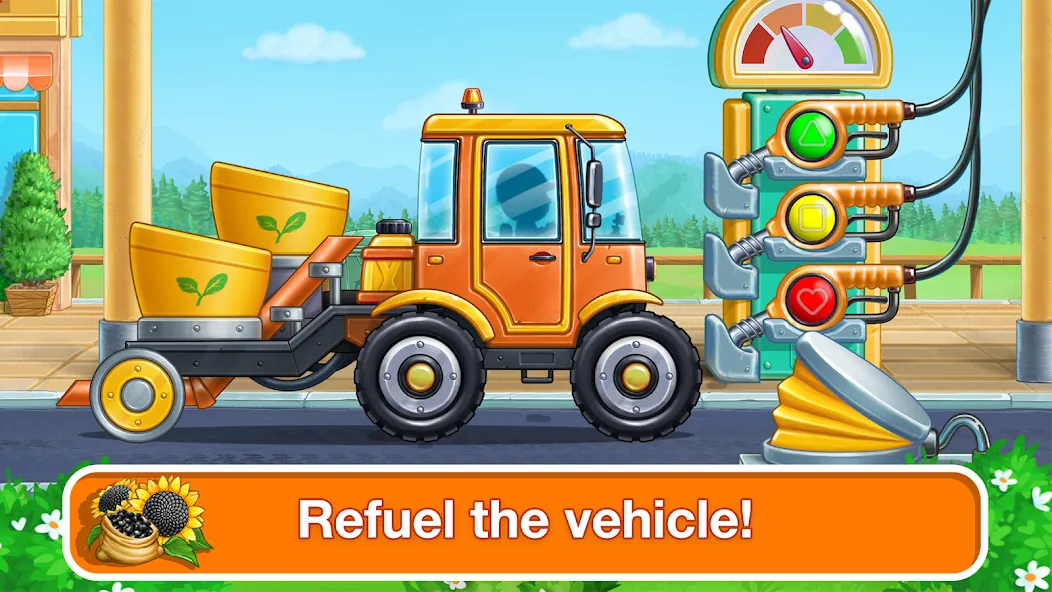 Tractor, car: kids farm games — скриншот 5