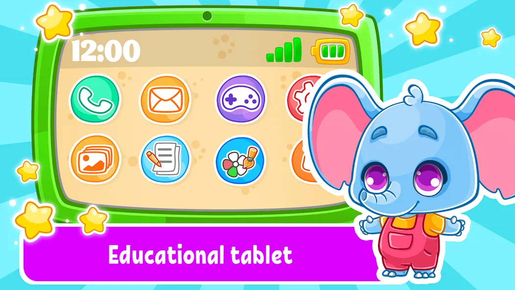 Babyphone & tablet: baby games — скриншот 1