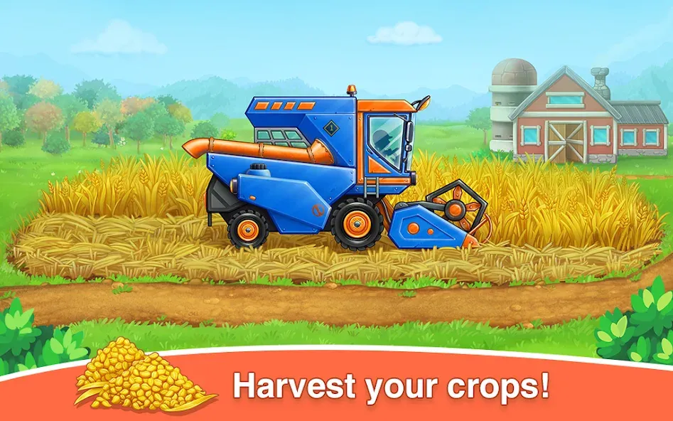 Farm land & Harvest Kids Games — скриншот 4