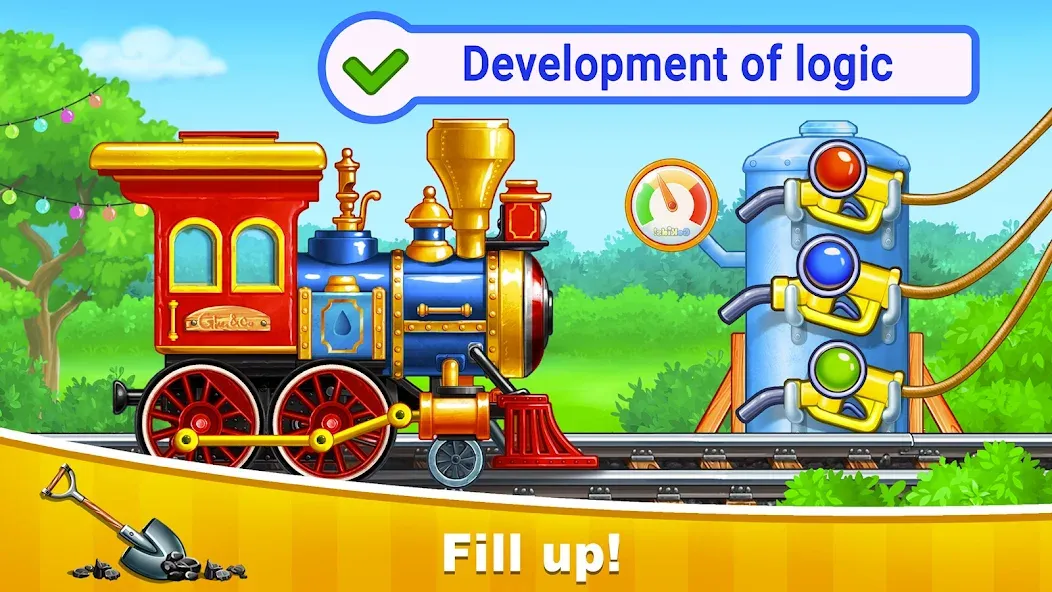 Train Games for Kids: station — скриншот 2