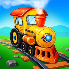 Скачать Train Games for Kids: station — MOD Все поезда и уровни разблокированы