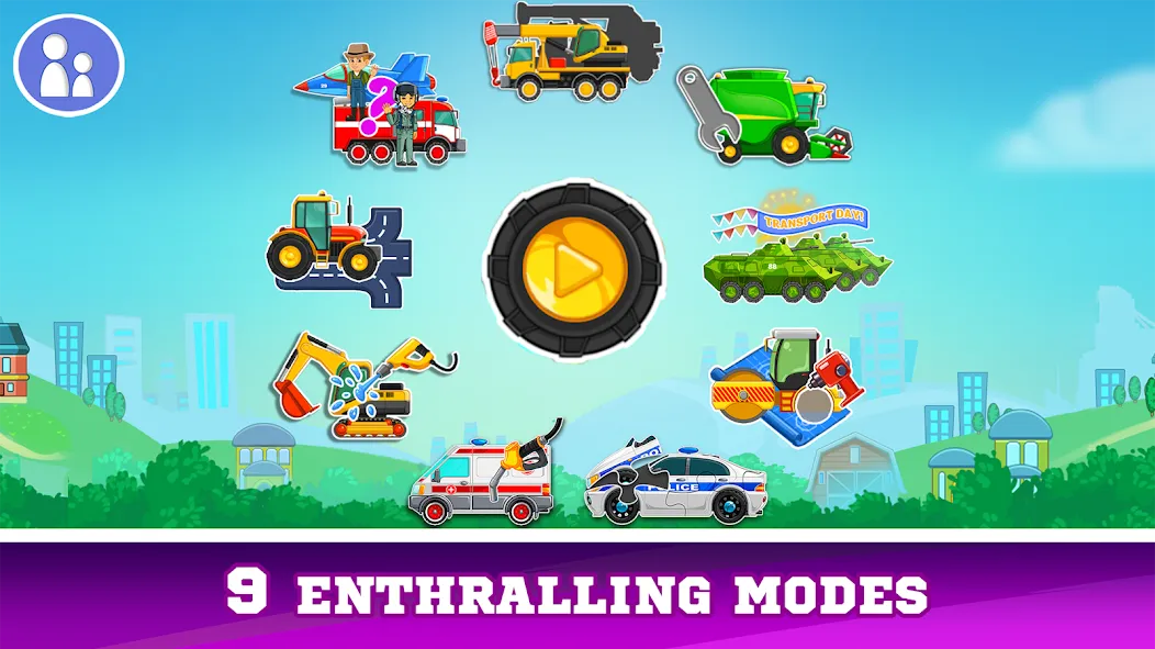 Kids Cars Games build a truck — скриншот 1