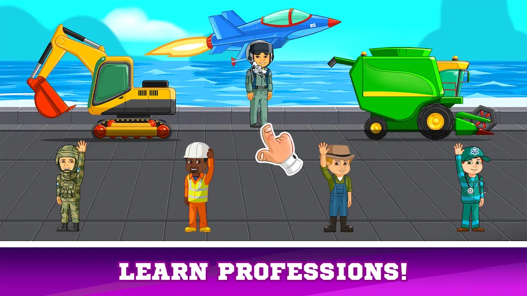 Kids Cars Games build a truck — скриншот 5