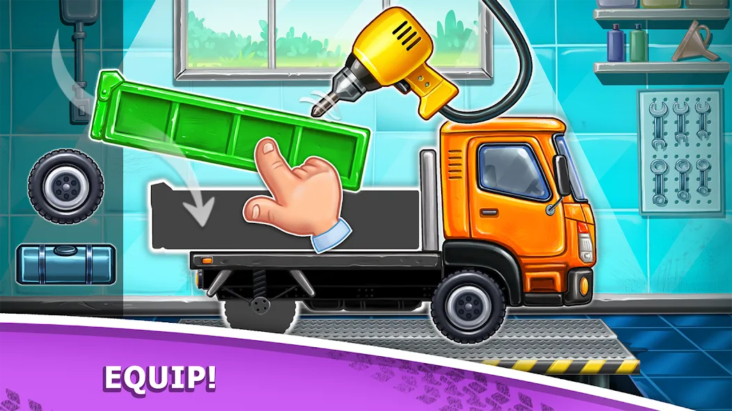 Truck games - build a house — скриншот 1