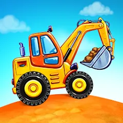 Взломанная Truck games - build a house — Много денег