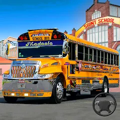 Скачать School Bus Transport Simulator — MOD Много денег
