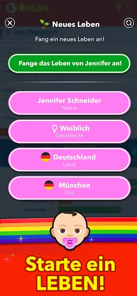 BitLife DE - Lebenssimulation — скриншот 1