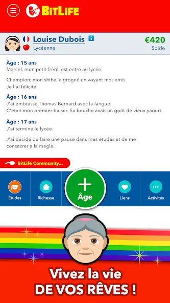 BitLife Français — скриншот 4
