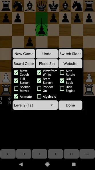 Chess for Android — скриншот 3
