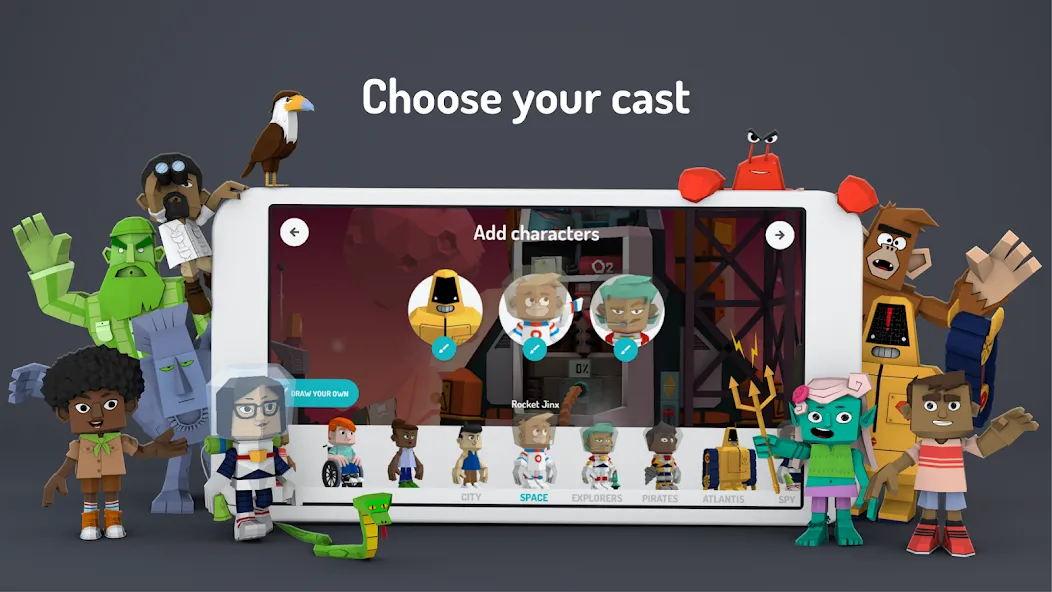 Toontastic 3D — скриншот 2