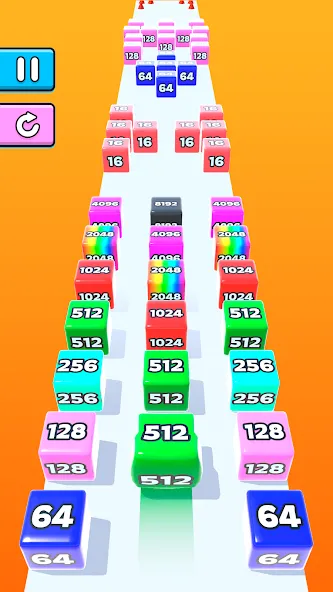 Jelly Run 2048 — скриншот 2