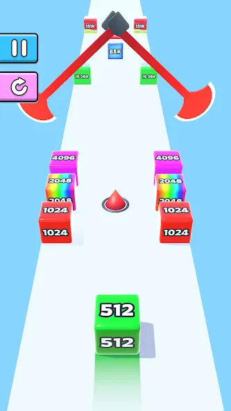 Jelly Run 2048 — скриншот 5