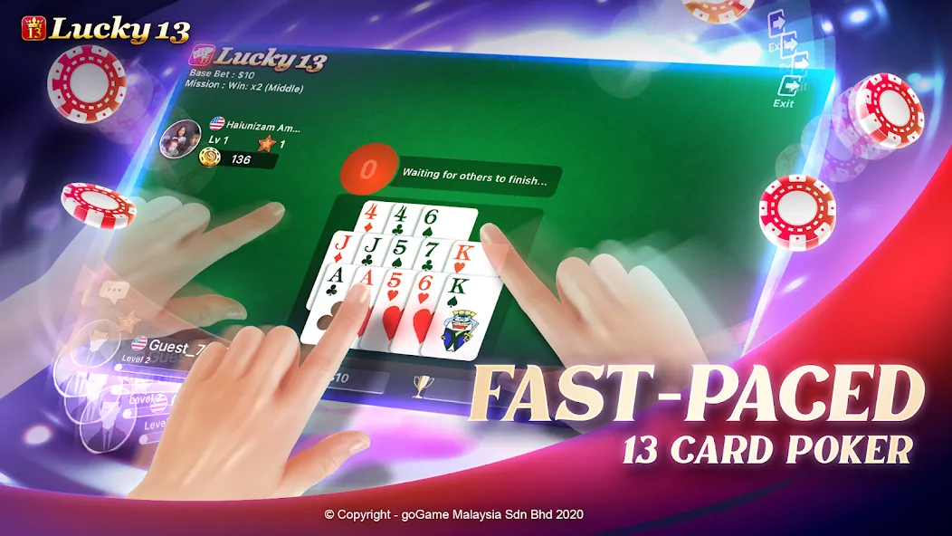 Lucky 13: 13 Poker Puzzle — скриншот 4