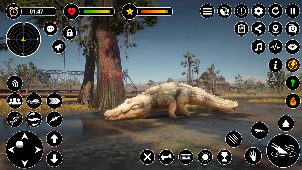 Animal Crocodile Attack Sim — скриншот 4