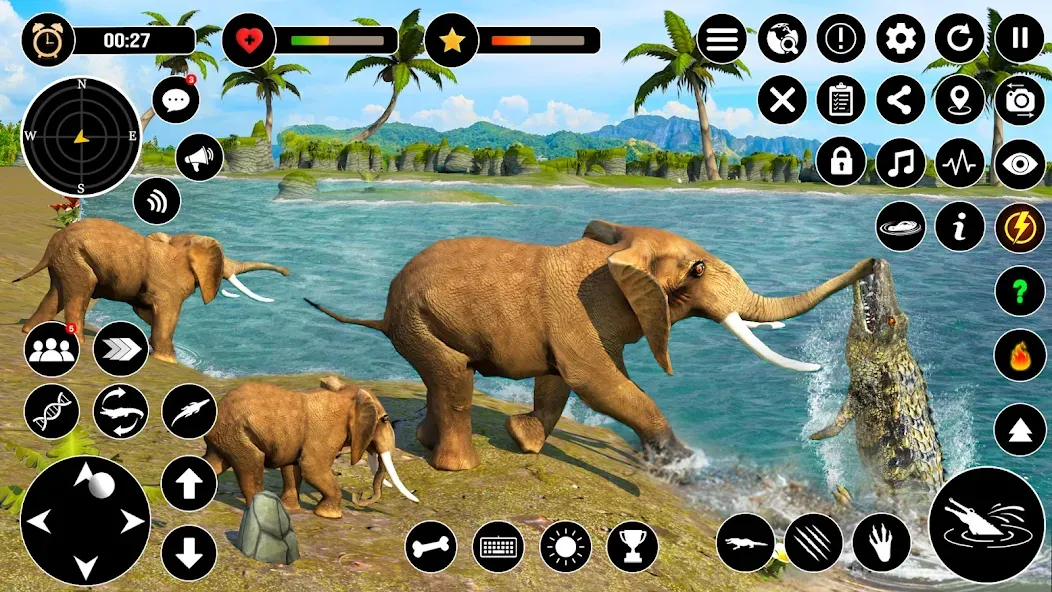 Animal Crocodile Attack Sim — скриншот 5
