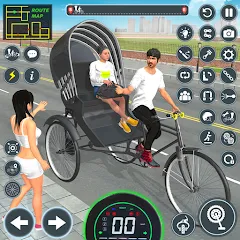Скачать взлом BMX Cycle Games 3D Cycle Race — Много денег