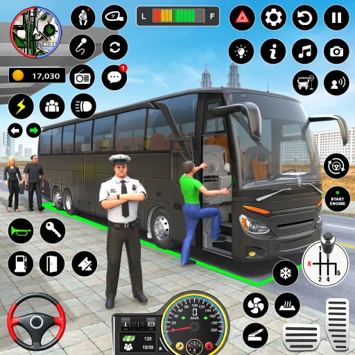 Bus Simulator - Driving Games — скриншот 1 Bus Simulator - Driving Games — скриншот 1