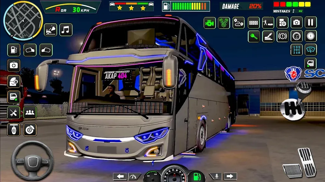 Public Coach Bus Driving Game — скриншот 1 Public Coach Bus Driving Game — скриншот 1
