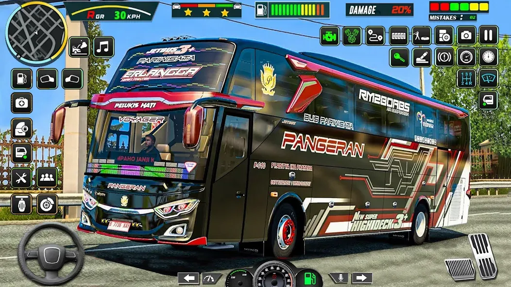 Public Coach Bus Driving Game — скриншот 3 Public Coach Bus Driving Game — скриншот 3