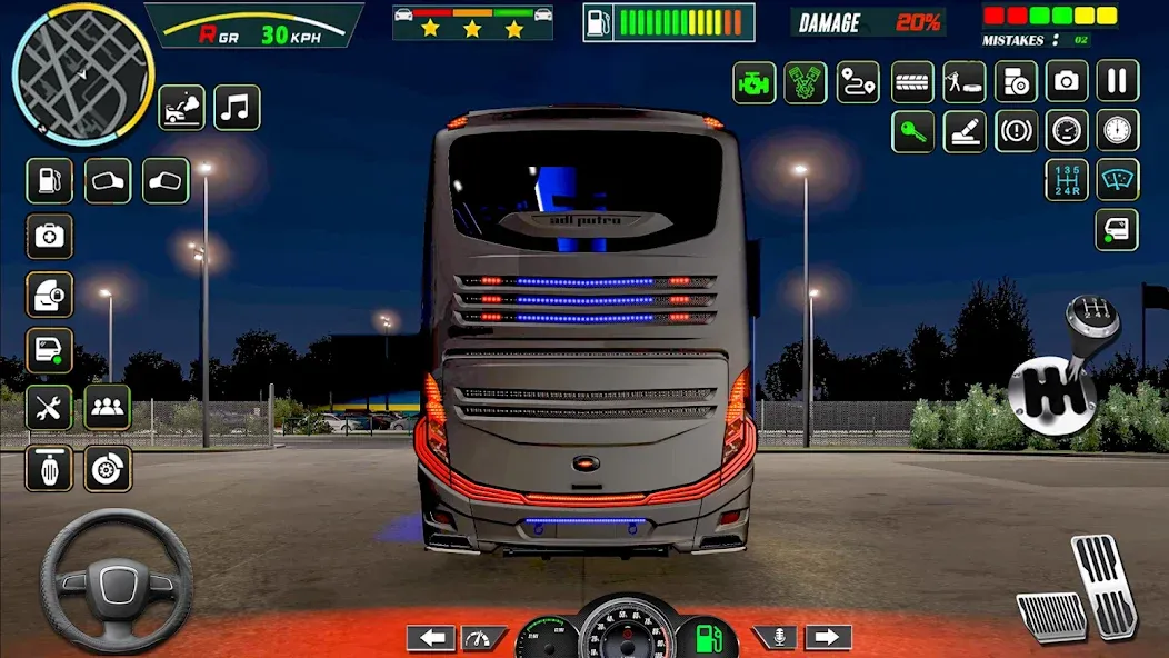 Public Coach Bus Driving Game — скриншот 5